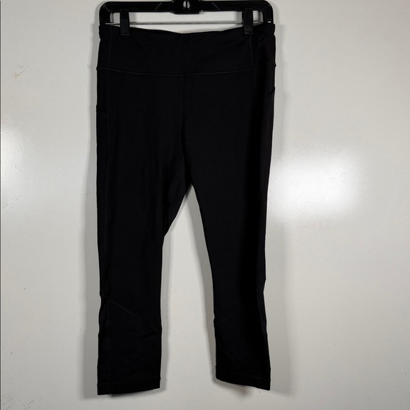 lululemon athletica Pants - Lululemon Pace Rival Crop Black Size 8